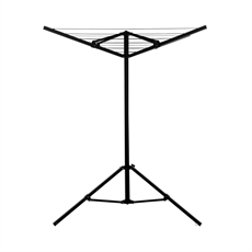 TRAVELLIFE Tørre'stativ m/15 meter tørresnor, Black